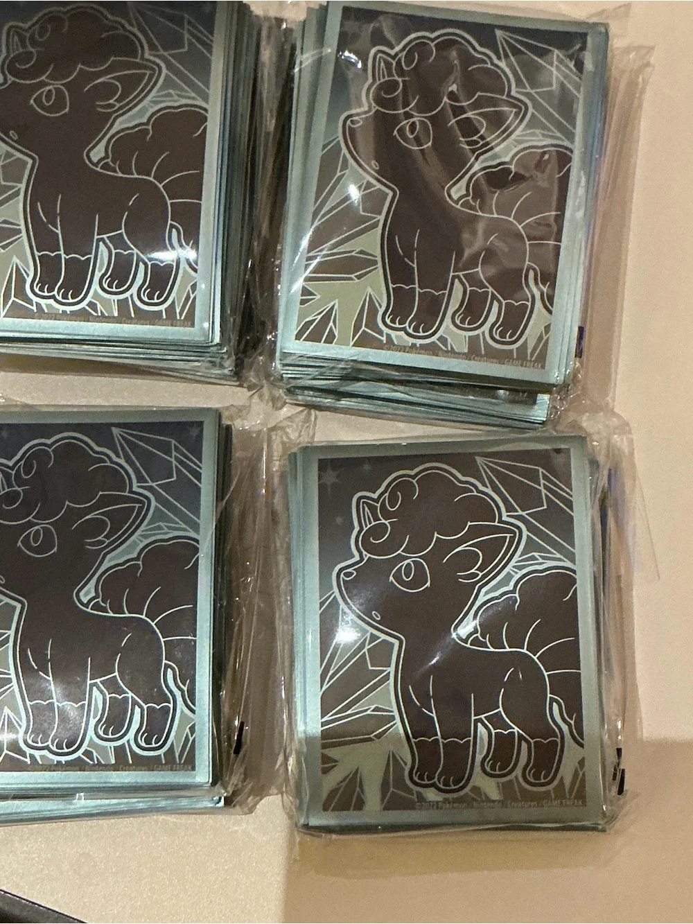 Pokemon Silver Tempest Vulpix Card Sleeves from Elite Trainer Box 65 Sleeves
